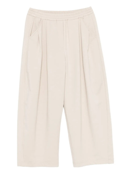  Brunello Cucinelli Kids Pleated Side-pocket Trousers - Neutrals 