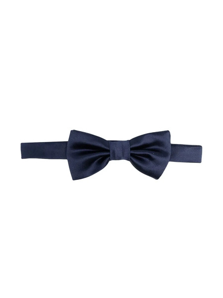  Brunello Cucinelli Kids Satin Bow Tie - Blue 