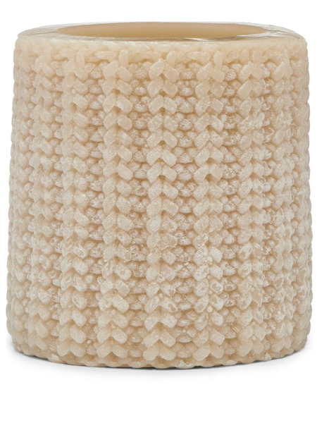 Brunello Cucinelli Knit-texture Lantern Candle - Neutrals 