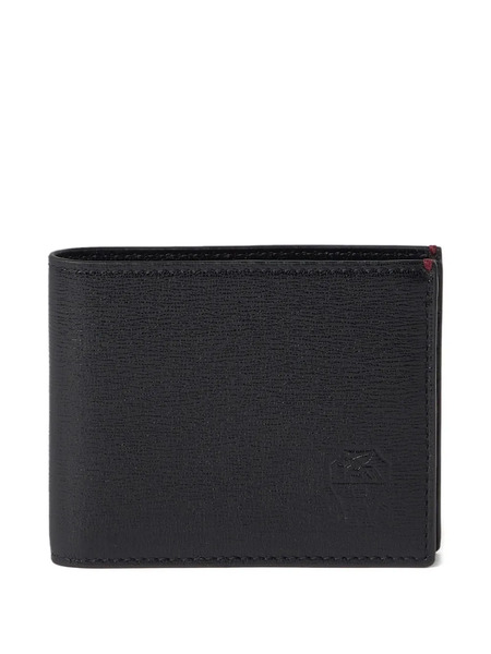  Brunello Cucinelli Leather Bi-fold Wallet - Black 
