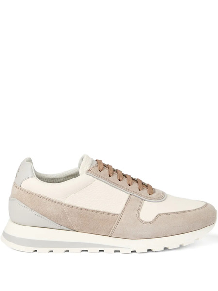  Brunello Cucinelli Leather Sneakers - Neutrals 