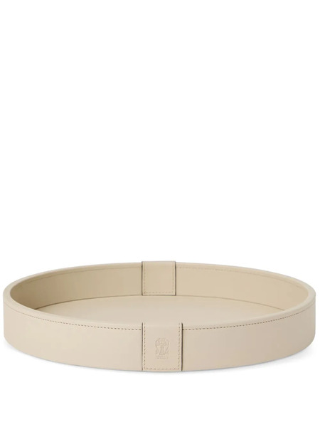  Brunello Cucinelli Leather Tray - Neutrals 