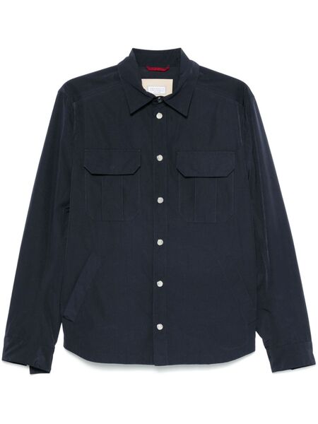  Brunello Cucinelli Logo-buttons Jacket - Blue 