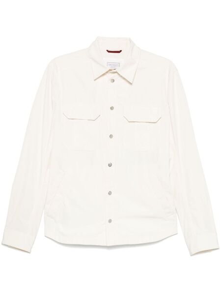  Brunello Cucinelli Logo-buttons Jacket - Neutrals 