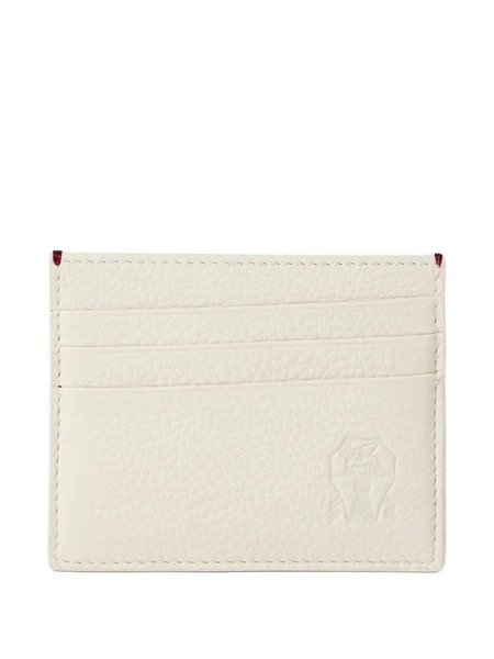  Brunello Cucinelli Logo-debossed Cardholder - White 