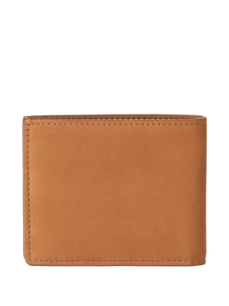  Brunello Cucinelli Logo-embossed Bi-fold Wallet - Brown 