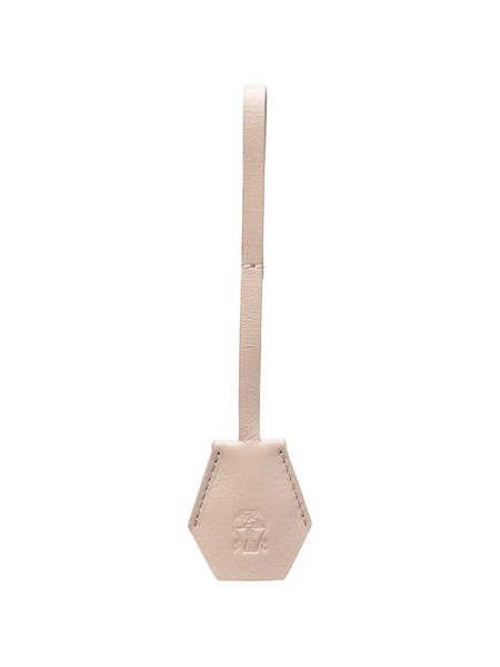  Brunello Cucinelli Logo-embossed Keyring - Neutrals 