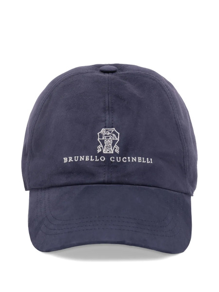  Brunello Cucinelli Logo-embroidered Baseball Cap - Blue 