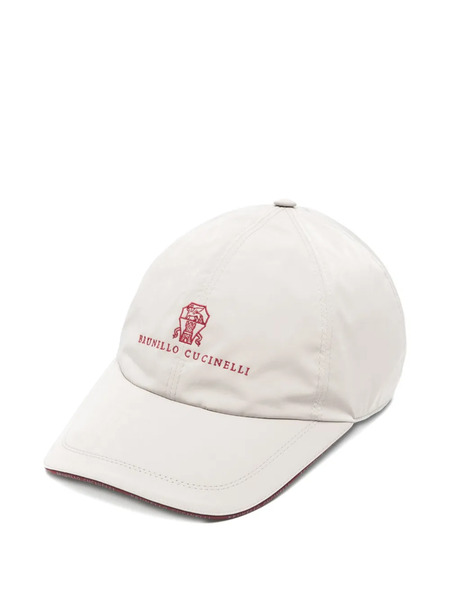  Brunello Cucinelli Logo-embroidered Baseball Cap - Neutrals 