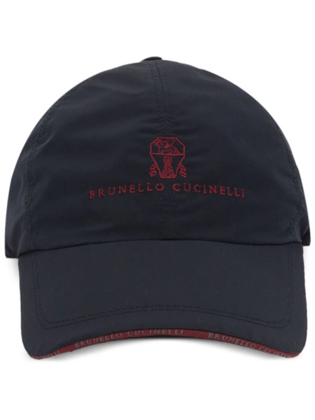  Brunello Cucinelli Logo-embroidered Cap - Blue 