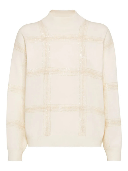  Brunello Cucinelli Long-sleeve Sweater - Neutrals 