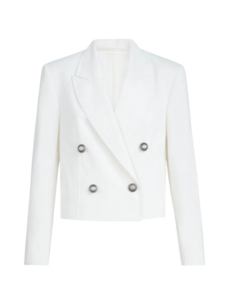  Brunello Cucinelli Long-sleeves Blazer - White 
