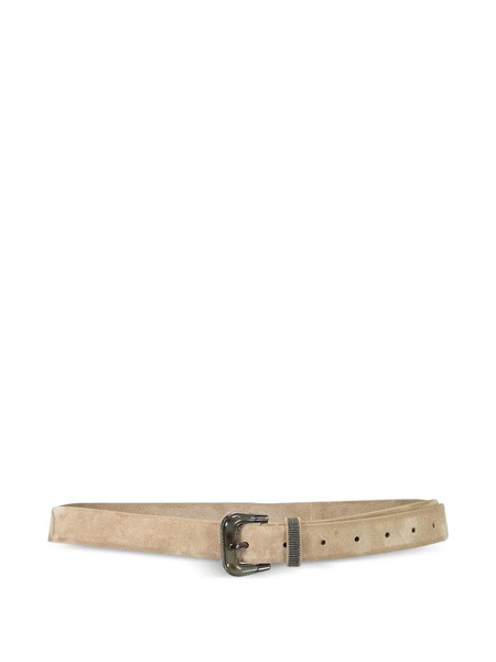  Brunello Cucinelli Mini Horn Frame Belt - Brown 