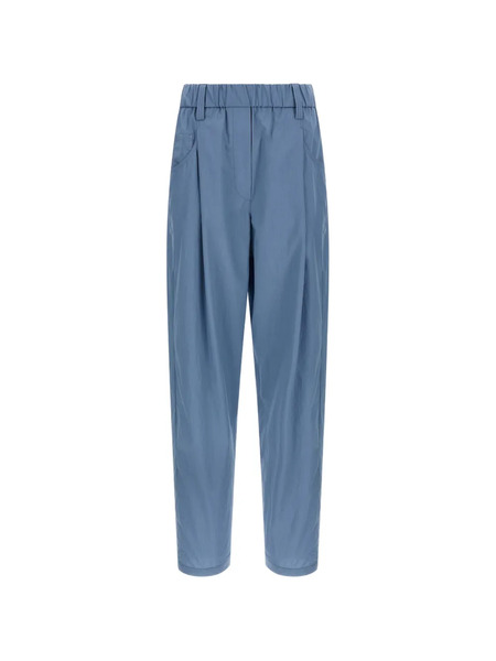  Brunello Cucinelli Monile Elasticated Trousers - Blue 