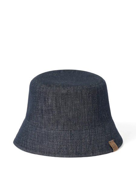  Brunello Cucinelli Monili Denim Bucket Hat - Blue 