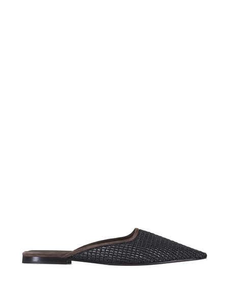  Brunello Cucinelli Monili Mules - Black 