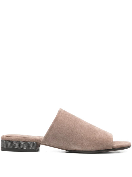  Brunello Cucinelli Open Toe Sandals - Neutrals 