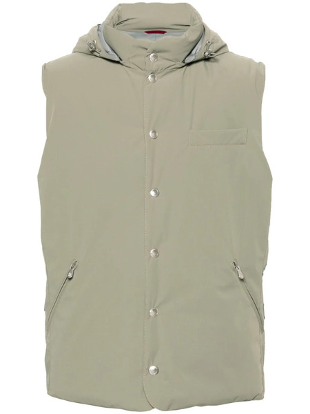  Brunello Cucinelli Padded Gilet - Green 