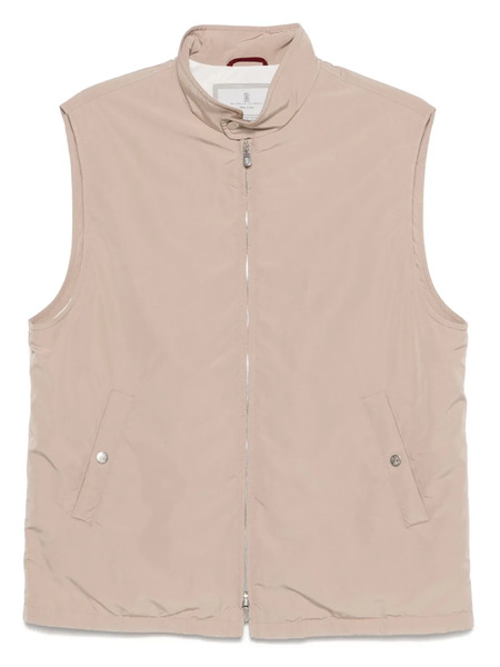  Brunello Cucinelli Padded Gilet - Neutrals 
