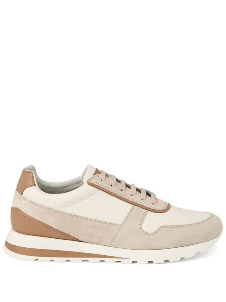 Brunello Cucinelli Panelled Sneakers - Neutrals 
