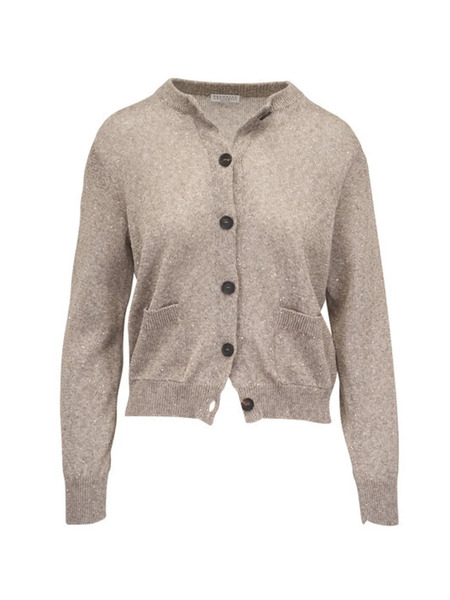 Brunello Cucinelli Patch-pocket Cardigan - Neutrals 