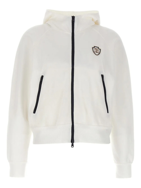  Brunello Cucinelli Patch-pocket Zip-up Hooded Jacket - White 