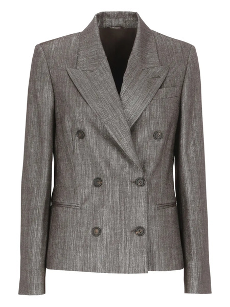  Brunello Cucinelli Peak-lapel Double-breasted Blazer - Brown 