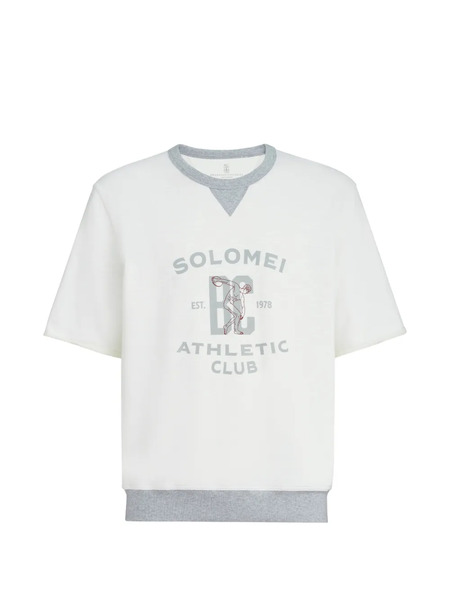  Brunello Cucinelli Printed T-shirt - Neutrals 