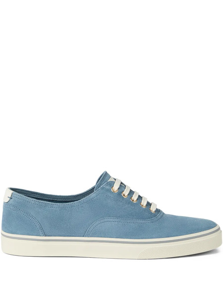  Brunello Cucinelli Reversed Leather Sneakers - Blue 