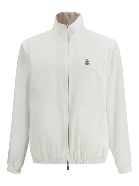  Brunello Cucinelli Reversible Zip-up Lightweight Jacket - White 