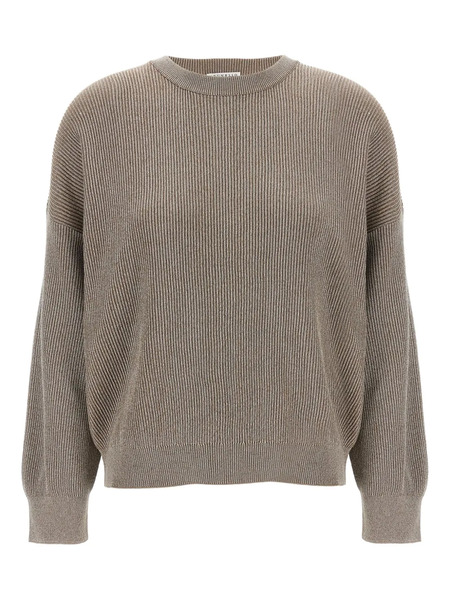  Brunello Cucinelli Ribbed-knit Sweater - Neutrals 