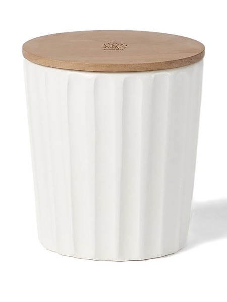  Brunello Cucinelli Ridged Scented Candle - White 