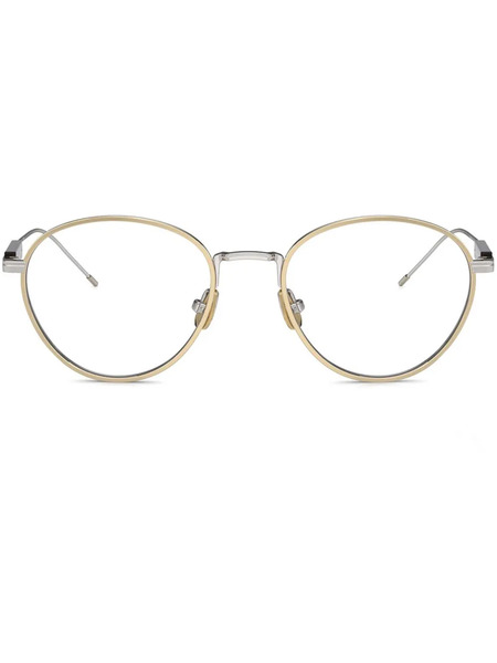  Brunello Cucinelli Round-frame Glasses - Gold 