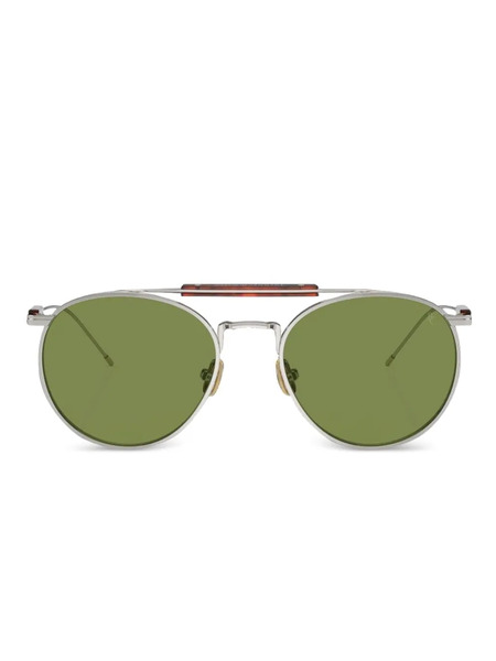  Brunello Cucinelli Round-frame Sunglasses - Silver 