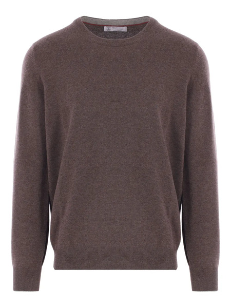  Brunello Cucinelli Round-neck Cashmere Sweater - Brown 