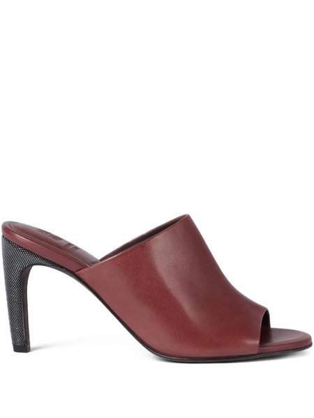  Brunello Cucinelli Round-toe Embellished-heel Sandals - Red 
