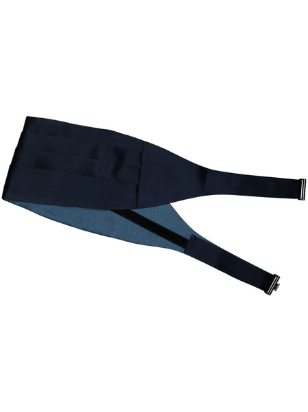  Brunello Cucinelli Satin Belt - Blue 