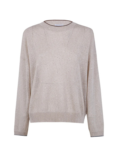  Brunello Cucinelli Sequin Jumper - Neutrals 