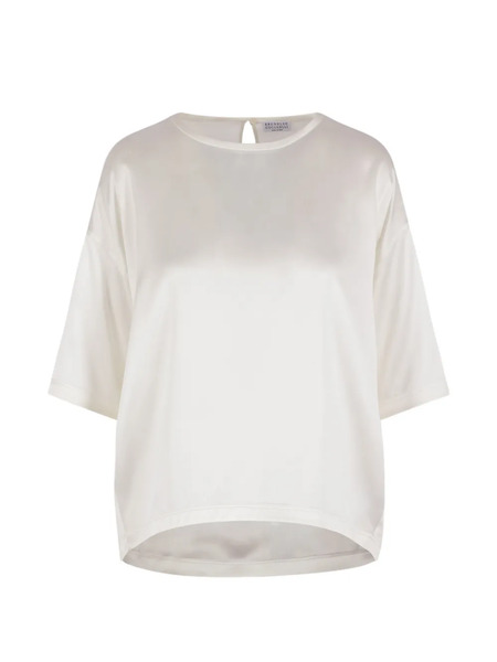  Brunello Cucinelli Short-sleeve Top - Neutrals 