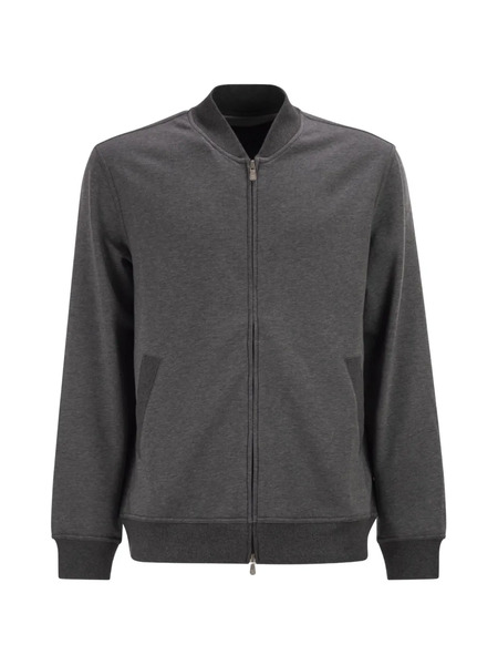  Brunello Cucinelli Side-pockets Cardigan - Grey 
