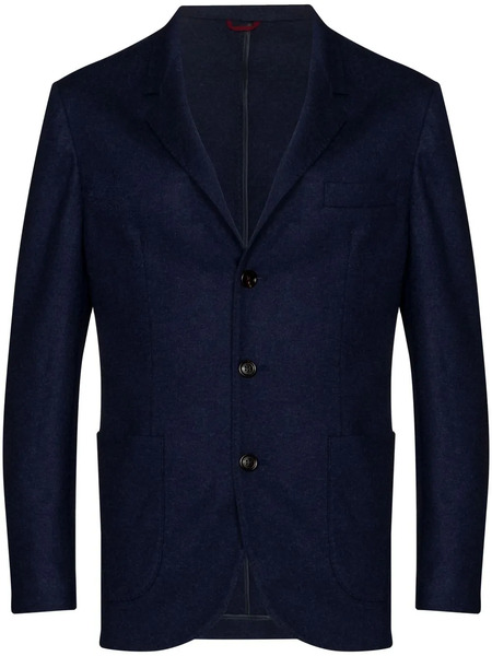  Brunello Cucinelli Single-breasted Blazer - Blue 