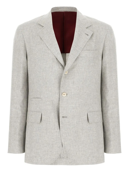  Brunello Cucinelli Single-breasted Blazer - Grey 