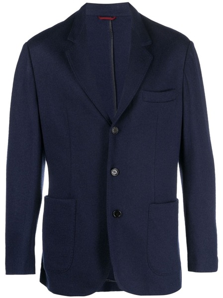  Brunello Cucinelli Single-breasted Cashmere Blazer - Blue 