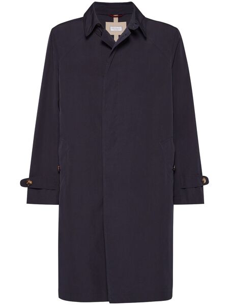  Brunello Cucinelli Single-breasted Trenchcoat - Blue 