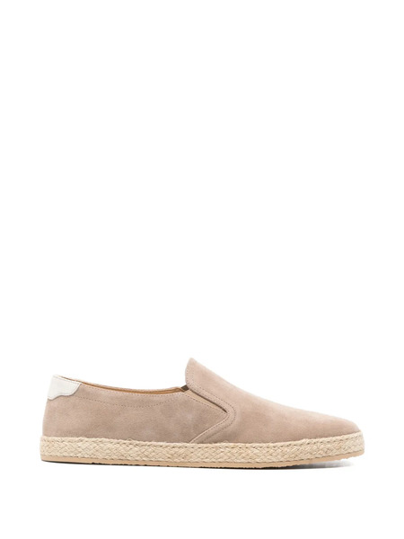  Brunello Cucinelli Slip-on Espadrille Loafers - Neutrals 