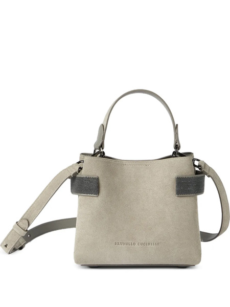  Brunello Cucinelli Small Essence Tote Bag - Neutrals 