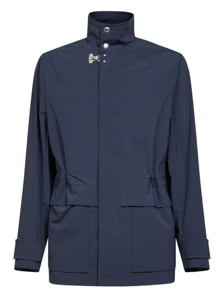  Brunello Cucinelli Snap Button Patch Pocket Jacket - Blue 