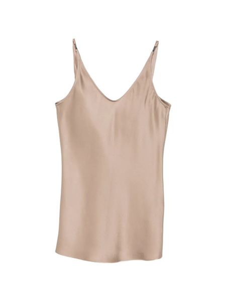  Brunello Cucinelli Spaghetti-straps Tank Top - Neutrals 