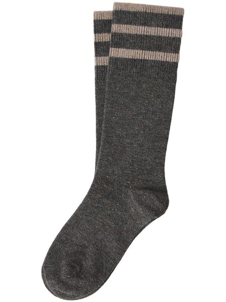  Brunello Cucinelli Stripe-detail Socks - Grey 