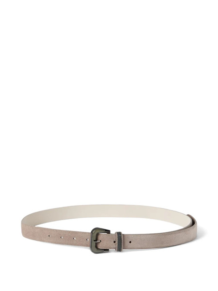  Brunello Cucinelli Suede Belt - Neutrals 